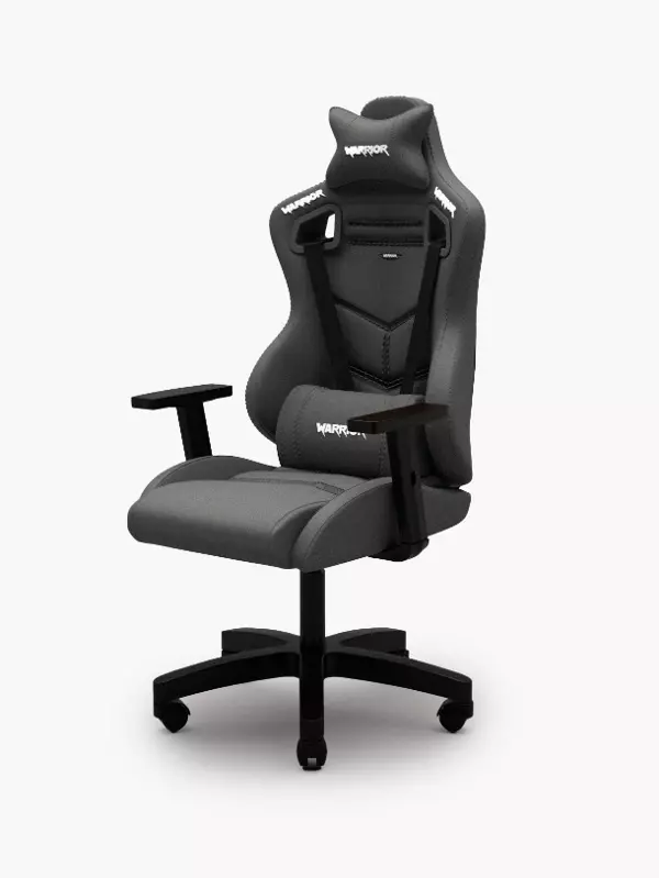 Zio Warrior Adonis 1566C1110 Oyuncu Koltuğu - Jet Black Antrasit Kumaş - Image 1