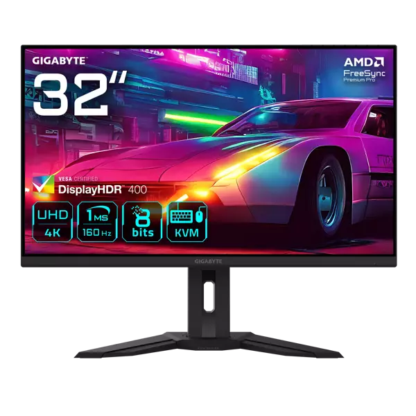 Gigabyte M32UP 31.5″ 160Hz 1Ms HDMI,DisplayPort Adaptive-Sync IPS 4K Gaming Monitör - Image 1