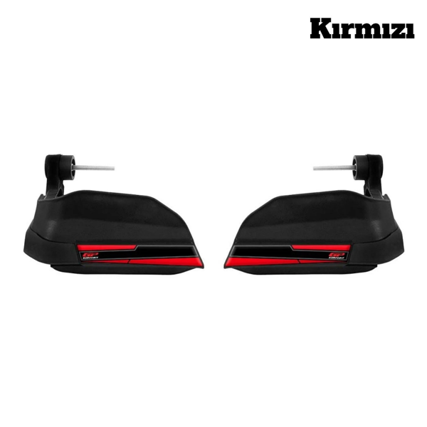 GP KOMPOZİT RKS REALE 125 2022-2025 PLASTİK ELCİK KORUMA KIRMIZI - Image 1