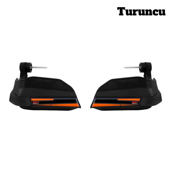 GP KOMPOZİT RKS REALE 125 2022-2025 PLASTİK ELCİK KORUMA TURUNCU - Image 1