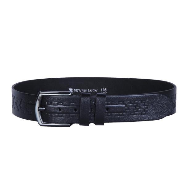 Skuaıter 28-Çakır Siyah %100 Deri Erkek Kot Kemer - Image 1