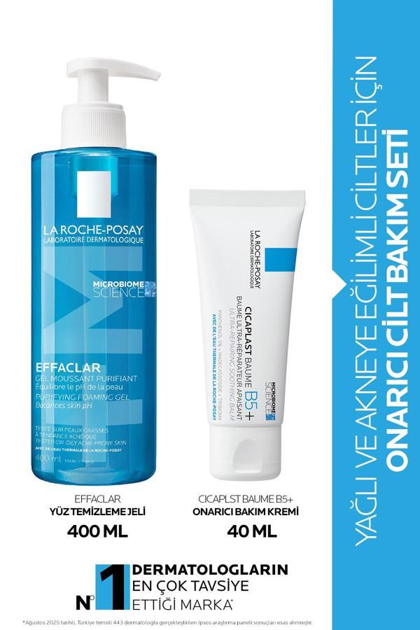 La Roche-Posay Yağlı Ve Akneye Eğilimli Ciltler İçin Onarıcı Cilt Bakım Seti - Image 1