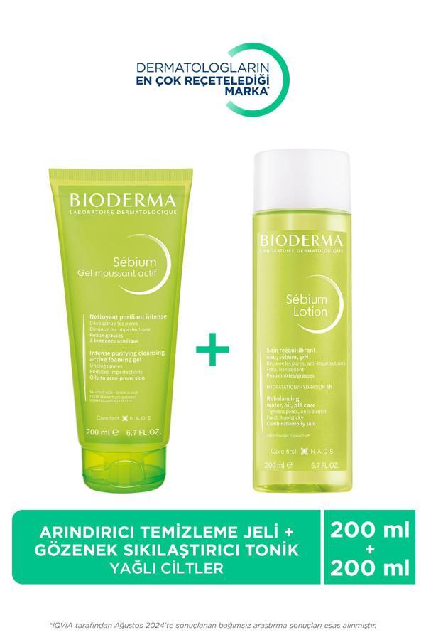 Bioderma Sebium Lotion Gözenek Sıkılaştırıcı Tonik & Sivilce Karşıtı Yüz Vücut Temizleme Jeli 200Ml - Image 1