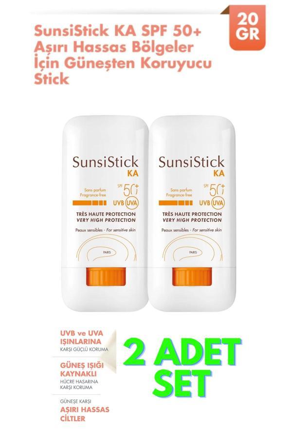 Avene Sunsimed Stick Ka Spf50+ Hassas Ciltler İçin Stick 20 Gr. - | 2 Kutulu Set - Image 1