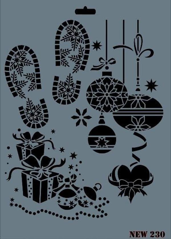 Supertrend Stencil Boyama Şablonu 25x35 cm. NEW-230 - Image 1