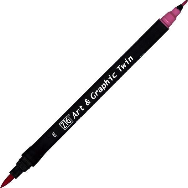 Supertrend Art & Graphic Twin Marker Çizim Kalemi 22 Dark Carmine - Image 1
