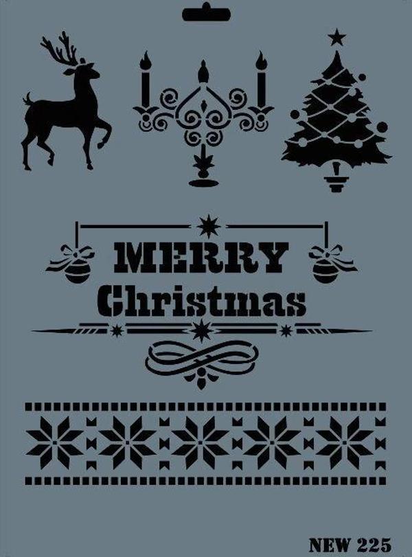 Supertrend Stencil Boyama Şablonu 25x35 cm. NEW-225 - Image 1