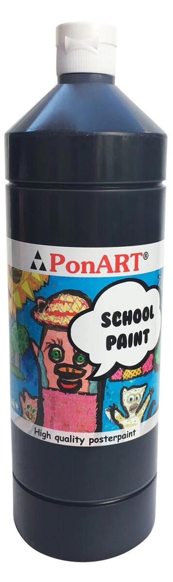 Supertrend School Paint Tempera Boya 1000 ml. PSP-2260 SİYAH - Image 1