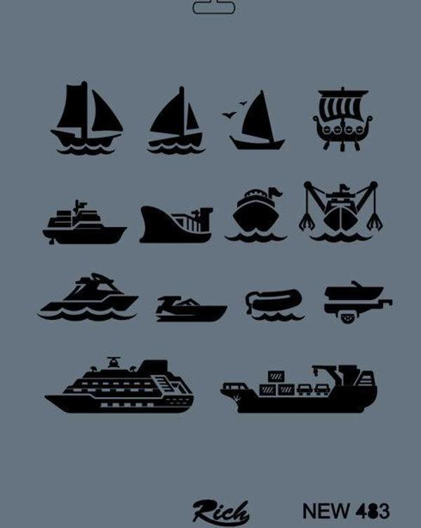 Supertrend Stencil Boyama Şablonu 25x35 cm. NEW-483 - Image 1