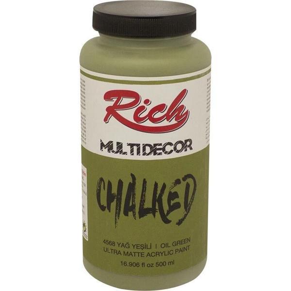 Supertrend Multi Decor Chalked Akrilik Boya 500 cc. 4568 YAĞ YEŞİLİ - Image 1