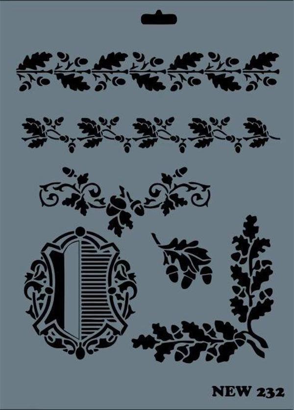 Supertrend Stencil Boyama Şablonu 25x35 cm. NEW-232 - Image 1