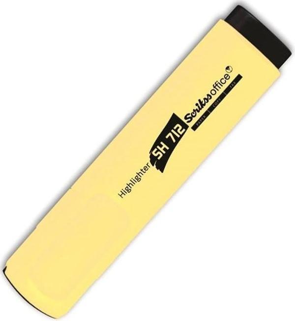 Supertrend Office Highlighter Fosforlu İşaretleme Kalemi PASTEL SARI - Image 1
