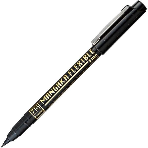 Supertrend Cartoonist Mangaka Flexible Çizim Kalemi Fine Uç Siyah - Image 1
