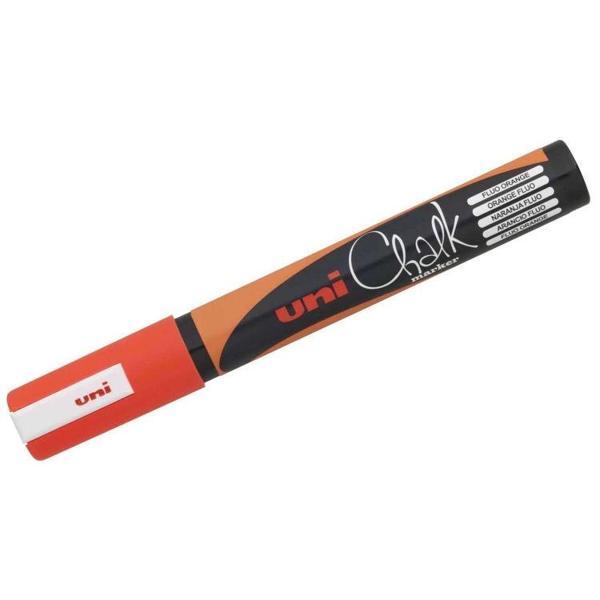 Supertrend Chalk 1.8-2.5 mm Yuvarlak Uç Su Bazlı Sıvı Tebeşir Kalemi Fosforlu Turuncu - Image 1