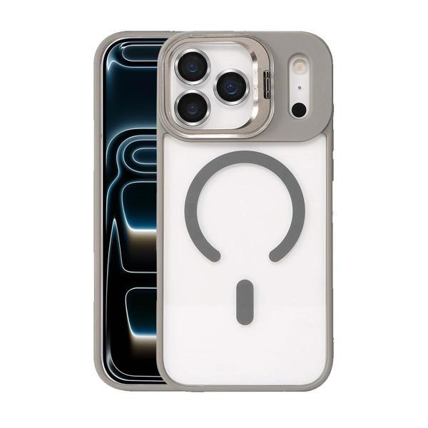 iPhone 17 Pro Max Kılıf Remim Magsafe Lensli Kamera Standlı Kapak - Image 1