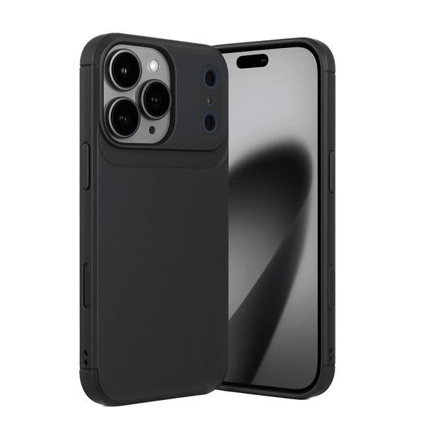 iPhone 17 Pro Kılıf Focus Carbon Silikon Kapak - Image 1