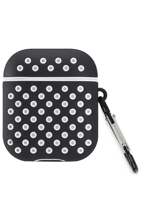 Airpods 3 (3.nesil) Spor Delikli Kılıf - Siyah-Beyaz-(5796) - Image 1