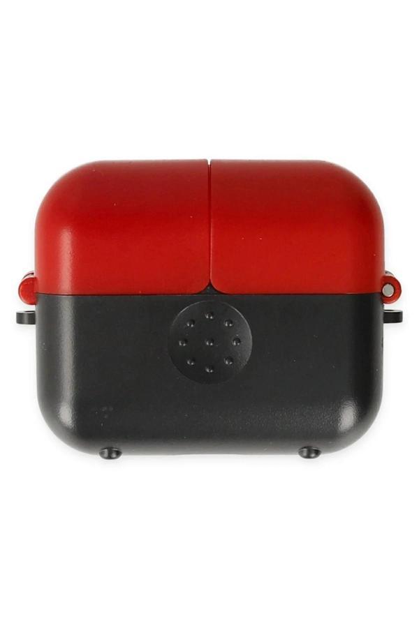 Airpods 3 (3.nesil) Basmalı Kılıf - Siyah-Kırmızı-(5796) - Image 1