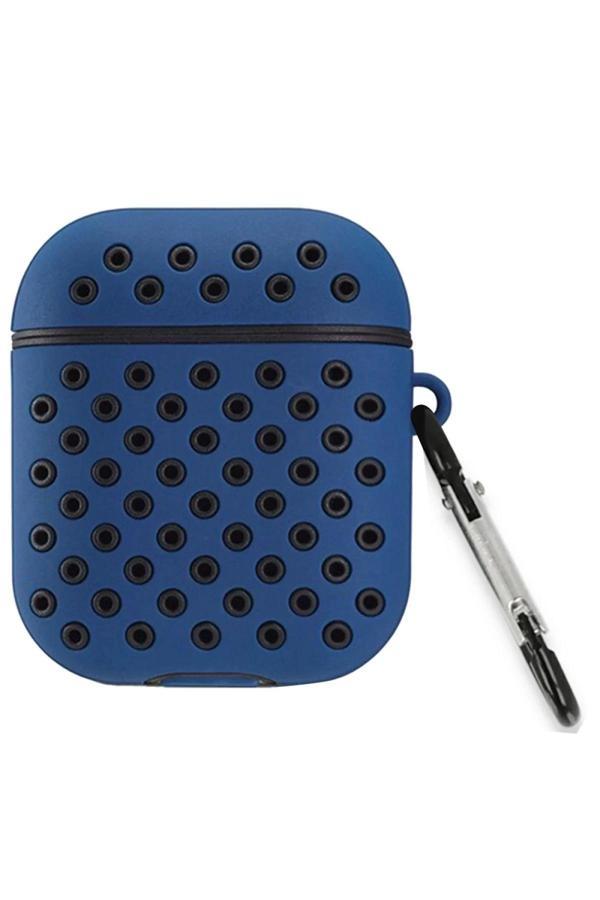 Airpods 2 (2.nesil) Spor Delikli Kılıf - Lacivert-Siyah-(5796) - Image 1