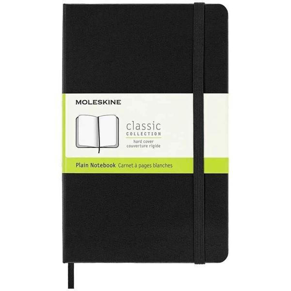 Supertrend Sert Kapak Çizgisiz Defter M Boy 11.5x18 cm. 208 Sayfa Siyah - Image 1
