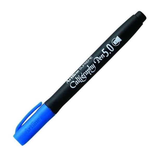 Supertrend Supreme Kaligrafi Kalemi 5.0 mm. Mavi - Image 1