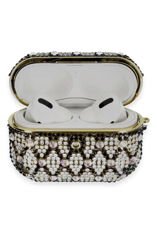 Airpods Pro 2 (2.nesil) Klor Taşlı Kılıf - Desen 2-(5796) - Image 1