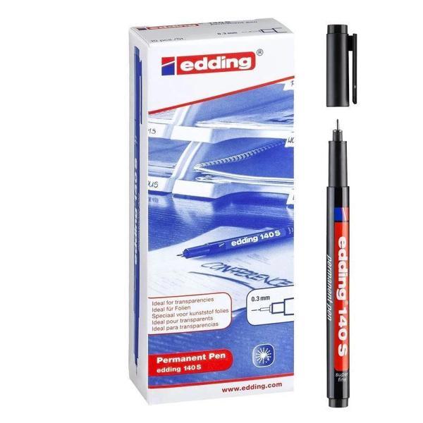 Supertrend 140 S Çok Amaçlı Permanent Kalem (Asetat Kalemi) SİYAH 10'lu Kutu - Image 1