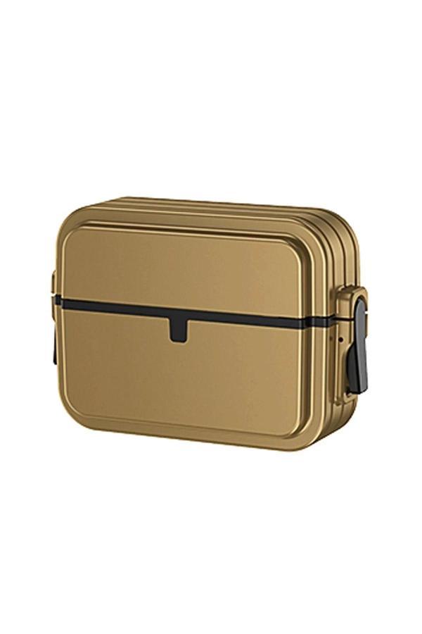 Airpods Pro 2 (2.nesil) 404 Kilitli Kılıf - Gold-(5796) - Image 1