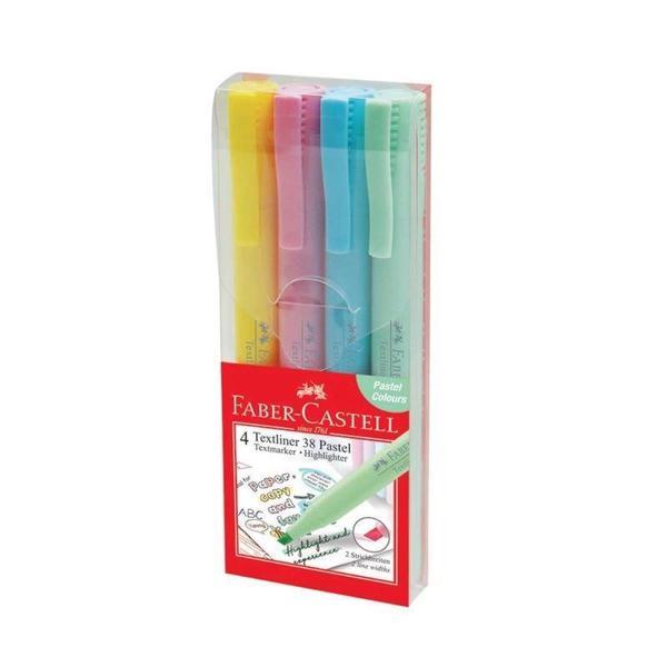 Supertrend Textliner 38 Fosforlu İşaretleme Kalemi Seti 4 Renk Pastel Renkler - Image 1