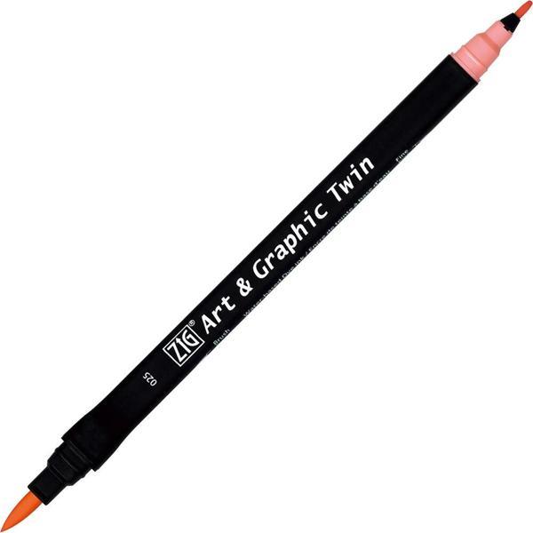 Supertrend Art & Graphic Twin Marker Çizim Kalemi 25 Light Vermilion - Image 1
