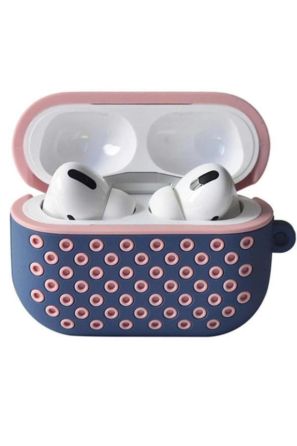 Airpods Pro 2 (2.nesil) Spor Delikli Kılıf - Mavi-Pembe-(5796) - Image 1