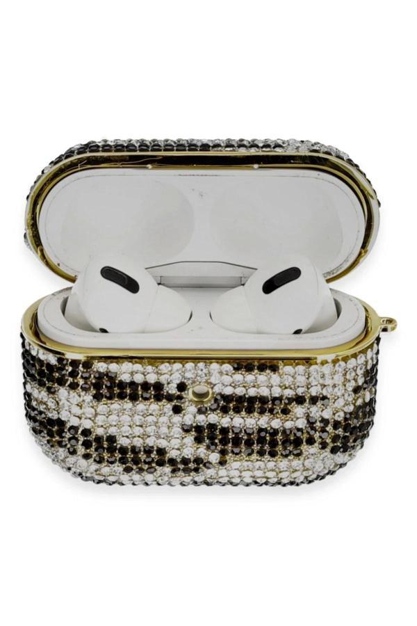 Airpods Pro 2 (2.nesil) Klor Taşlı Kılıf - Desen 5-(5796) - Image 1