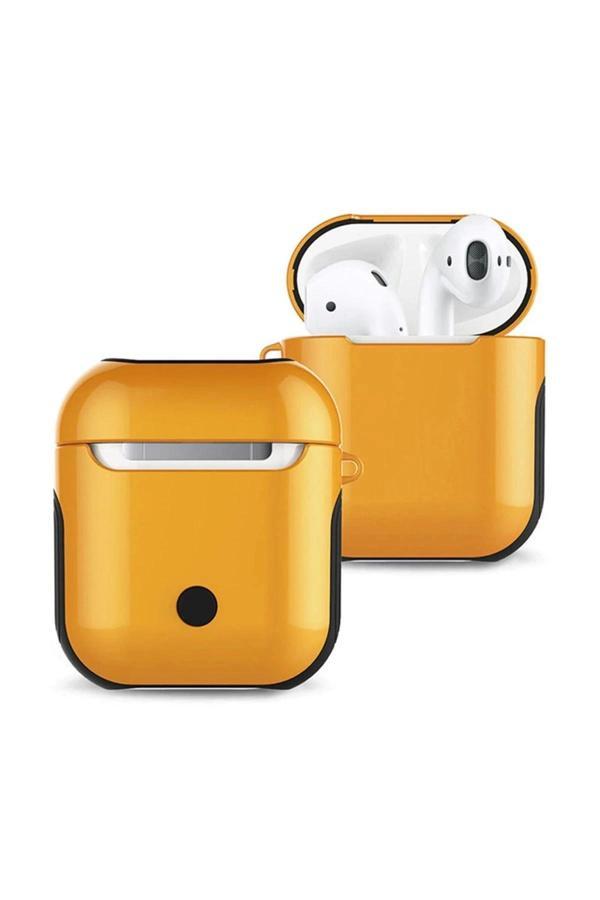 Airpods 2 (2.nesil) 3in1 Kılıf - Sarı-(5796) - Image 1