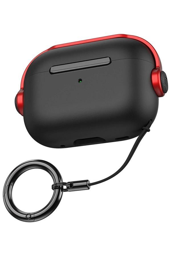 Airpods 3 (3.nesil) Cool Kılıf - Siyah-Kırmızı-(5796) - Image 1