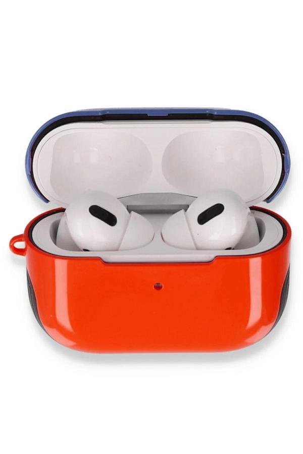 Airpods 3 (3.nesil) 3in1 Kılıf - Kırmızı-Lacivert-(5796) - Image 1