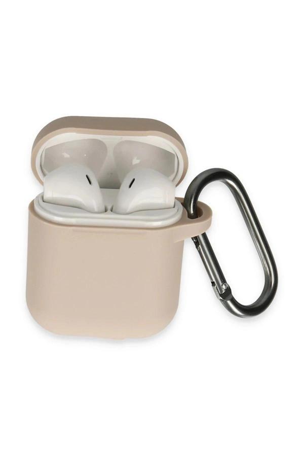 Airpods 2 (2.nesil) Hang Kılıf - Pudra-(5796) - Image 1