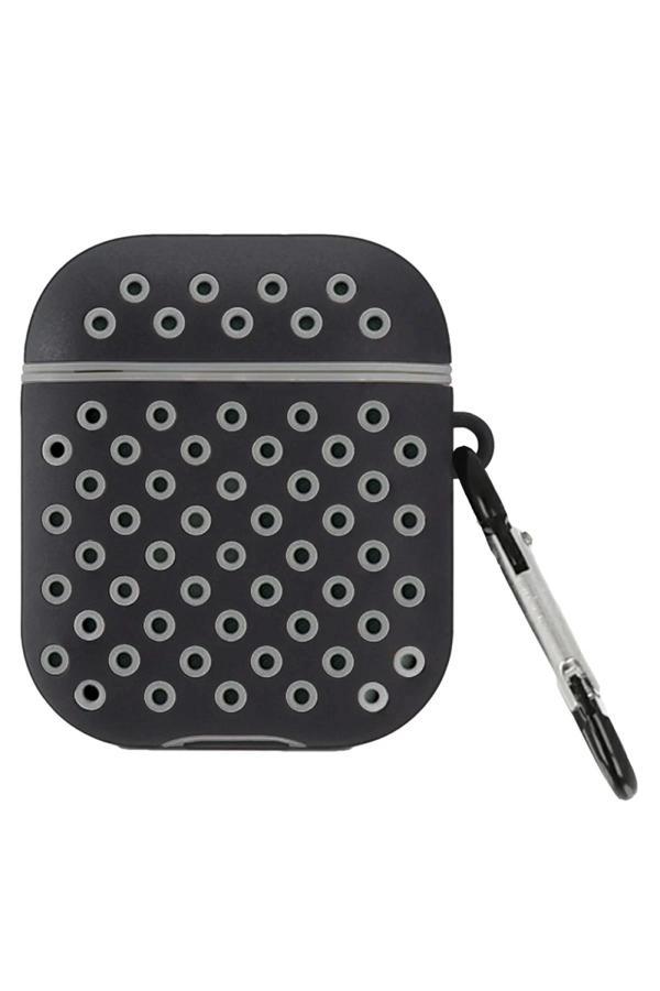 Airpods 2 (2.nesil) Spor Delikli Kılıf - Siyah-Gri-(5796) - Image 1