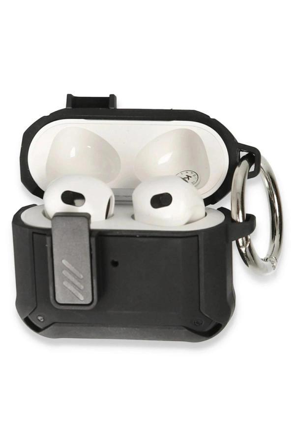 Airpods 3 (3.nesil) Truva Kılıf - Siyah-(5796) - Image 1