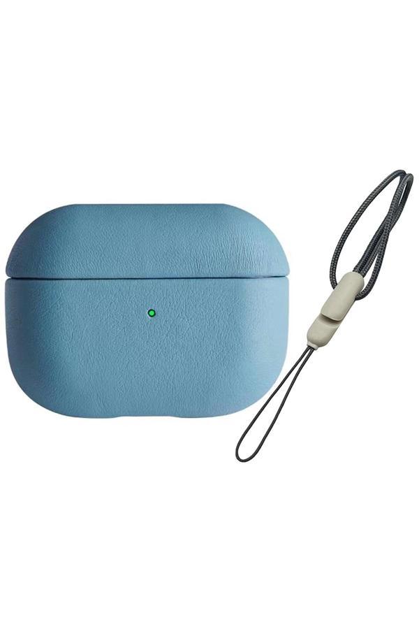 Airpods Pro 2 (2.nesil) 405 Deri Kılıf - Sierra Blue-(5796) - Image 1