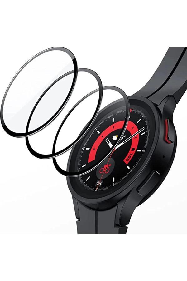 Samsung Galaxy Watch 4 42mm Polymer Nano Ekran Koruyucu - Şeffaf-(5796) - Image 1