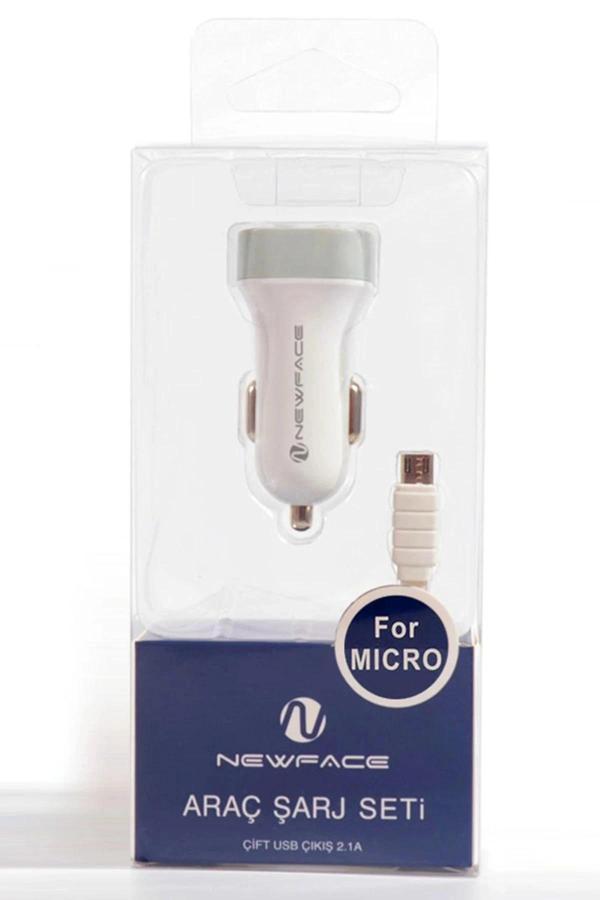 C17 Micro USB 2.1A Araç Şarjı-(5796) - Image 1