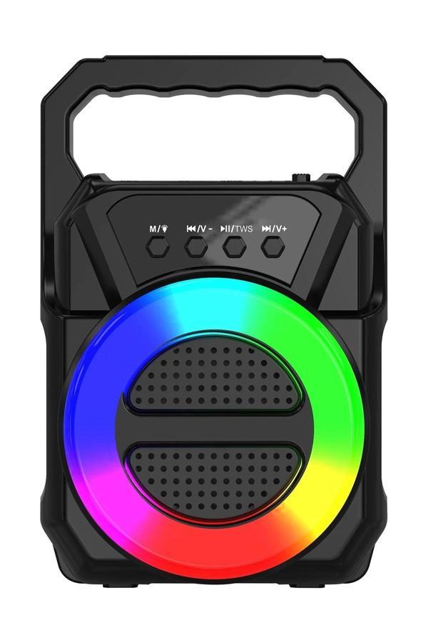 ABS-1309 RGB FM Kablosuz Hoparlör - Siyah-(5796) - Image 1