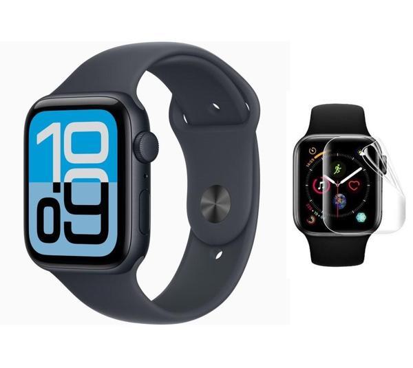 Apple Watch SE 3 40MM 3 Adet Uyumlu Şeffaf Ultra koruyucu Nano Jelatin - Image 1