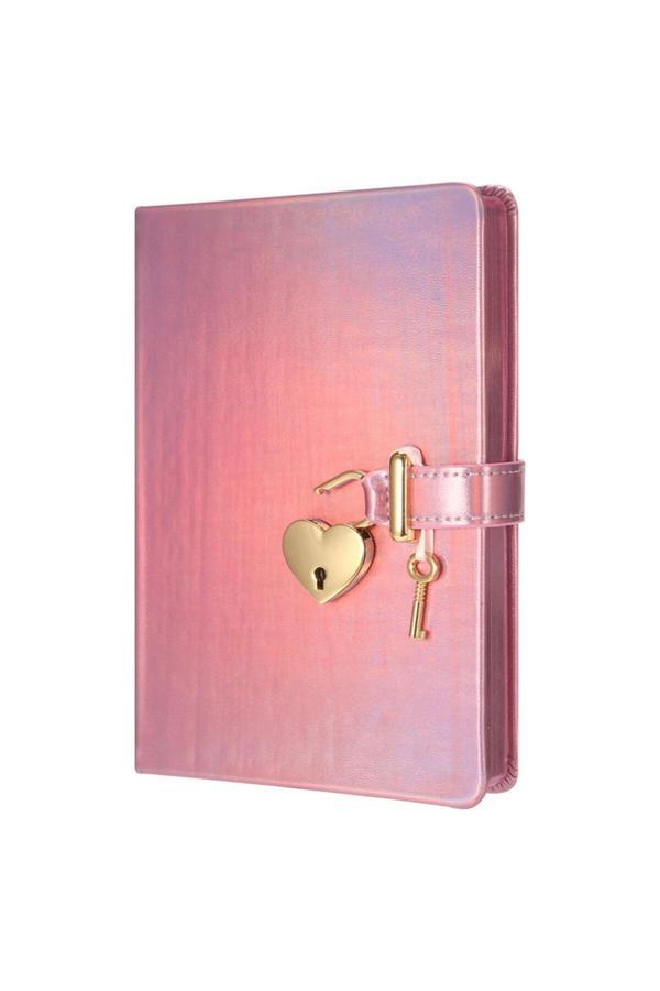 Victorias Journals Hush Metalik Kilitli Pastel Defter Lila - Image 1