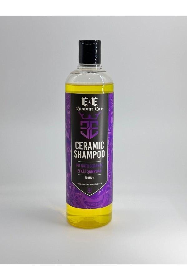 E&E Custom Car Ceramic Shampoo-Ph Nötr Seramik Etkili Şampuan 700 Ml - Image 1