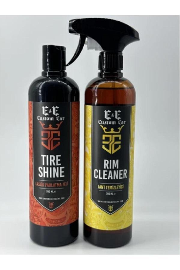 E&E Custom Car Jant Temizleyici 700 Ml, Lastik Parlatma Jeli 700 Ml - Image 1
