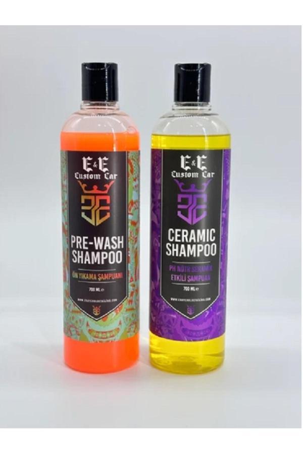 E&E Custom Car Ön Yıkama Şampuanı 700 Ml, Ph Nötr Seramik Etkili Şampuan 700 Ml - Image 1