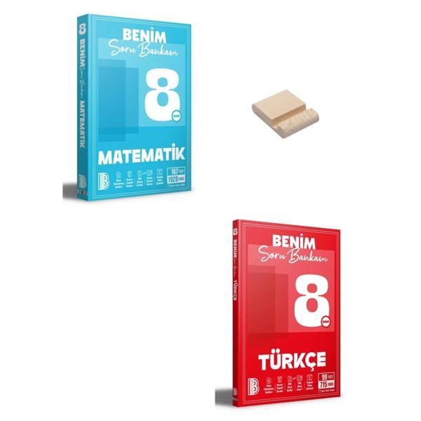 LGS 8. Sınıf Benim Hocam Matematik ve Türkçe Soru Bankam + Telefon Standı - Benim Hocam Yayınları - Image 1