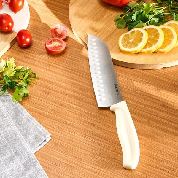 Dr. Inox Santoku Bıçağı 30 cm Krem - Image 1