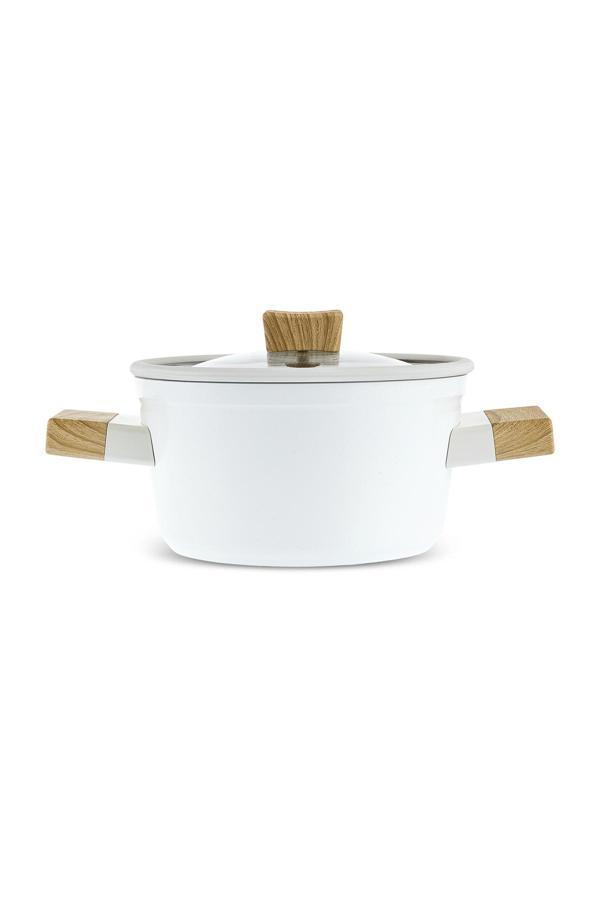 Karaca x Refika Swiss Crystal Creamy Wood Tencere 14 cm - Image 1